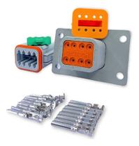 Conector Elétrico Dt04-8pa-l012 Automotivo Ip68 8p Deutsch