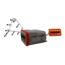 Conector Elétrico Fêmea 12 Vias Deutsch DT06-12SA - Cód.6934