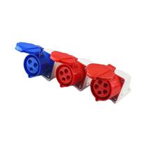 Conector Elétrico Industrial À Prova d'Água IP44, Plugue De 3PIN, 4PIN, 5PIN, 16A, 32A, Montagem Na