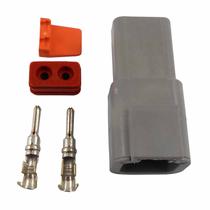 Conector Elétrico Macho 2 Vias Deutsch DT04-2P - Cód.6736 Conector Elétrico Macho 2 Vias Deutsch DT04-2P - Cód.6736