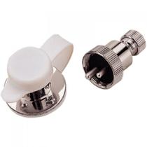 Conector elétrico Sea Dog Line 3 A 4 pinos cromado em latão