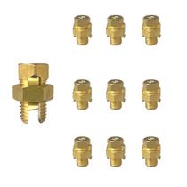 Conector Elétrico Split Bolt 10mm com 10 Unidades