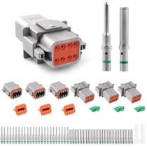 Conector eletrônico JRready ST6116 Kit de plugue impermeável de 8 pinos Conector eletrônico JRready ST6116 Kit de plugue impermeável de 8 pinos