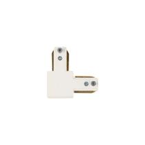 Conector Em L Blumenau Para Trilho De Sobrepor Branco