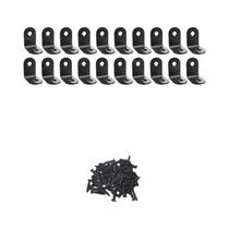 Conector Em L De Alta Resistência 50 10pcs Acessórios De Suporte Para Móveis E Guarda-Roupas Com