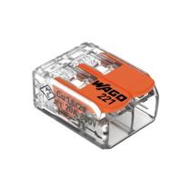 Conector Emenda 2 Cond - Caixa Com 100 Peças Transparentes Wago