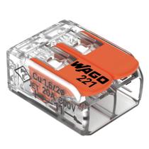 Conector Emenda 2P 0.5-4mm Transparente 221-412 WAGO