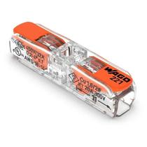 Conector Emenda 2P Inline 221-2411 Com 02 Unidades Wago Conector Emenda 2P Inline 221-2411 Com 02 Unidades Wago