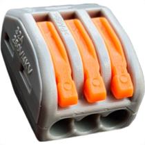 Conector Emenda Asantos Flow 3Polo 4Mm Com 2Pecas 3213 Conector Emenda Asantos Flow 3Polo 4Mm Com 2Pecas 3213