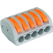 Conector Emenda Asantos Flow 5Polo 4Mm Com 2Pecas 3215 Conector Emenda Asantos Flow 5Polo 4Mm Com 2Pecas 3215