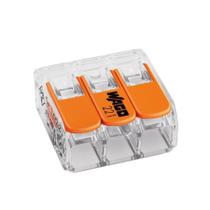 Conector Emenda Compacto Fios E Cabos 3 Vias 221 Wago Conector Emenda Compacto Fios E Cabos 3 Vias 221 Wago