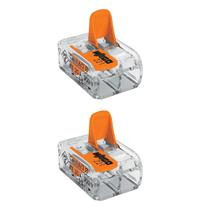 Conector Emenda Compacto Wago 221-612 6mm² 2 Polos 2 unidades