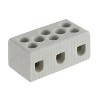 Conector Emenda De Porcelana Para Chuveiro Tripolar 6mm Para Fios isolante Para Torneira Eletrica