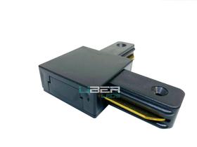Conector Emenda em L Para Trilho Eletrificado - Preto