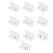 Conector Emenda Fita de LED Kit 10 unidades Iluminaçao Ambiente Interno Externo Casa Loja Decoraçao