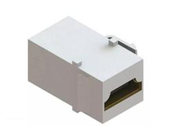 Conector Emenda HDMI 2.0 Tomada Padrão Keystone Branco