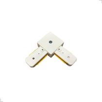Conector Emenda L Para Trilho 2 Fios Eletrificado Sobrepor