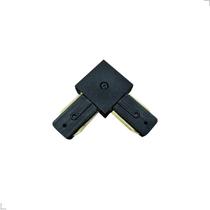 Conector Emenda L Para Trilho Eletrificado Sobrepor Preto Conector Emenda L Para Trilho Eletrificado Sobrepor Preto