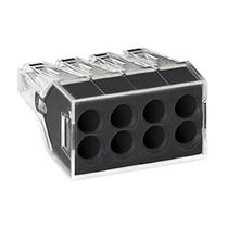 Conector Emenda Octapolar 773-108 Transparente 2 Peças Wago Conector Emenda Octapolar 773-108 Transparente 2 Peças Wago