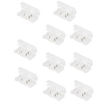 Conector Emenda para Fita de LED Kit 10 unidades Ambiente Interno Externo Decoraçao Residencial Empresarial Iluminaçao