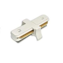 Conector Emenda Reta para Trilho Eletrificado Branco Conector Emenda Reta para Trilho Eletrificado Branco