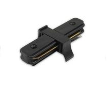 Conector Emenda Reta para Trilho Eletrificado Preto Conector Emenda Reta para Trilho Eletrificado Preto