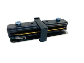 Conector Emenda Reto Para Trilho Eletrificado - Preto