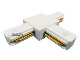 Conector Emenda T Para Trilho Eletrificado - Branco