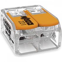 Conector Emenda Wago 2Polo 6Mm 221-612 - Kit C/50