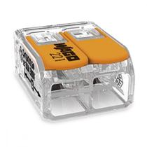 Conector Emenda Wago 2Polo 6Mm 221-612 - Kit C/50
