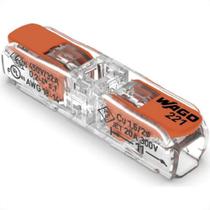 Conector Emenda Wago Com Alavanca 32A 0.14Mm A 4Mm 221-2411 - Kit C/60