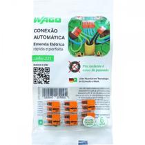 Conector Emenda Wago Flow 2Polo 4Mm Com 6Pecas 412 Conector Emenda Wago Flow 2Polo 4Mm Com 6Pecas 412