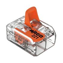 Conector Emenda Wago Para Chuveiro 2P 0.50mm a 4.00mm