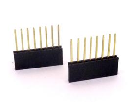 Conector Empilhável Compatível com Arduino 8 vias PRT-09280 - Pacote com 2 unidades