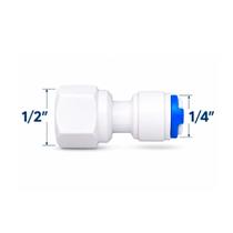 Conector Engate Rápido Mangueira 1X4 para Rosca Fêmea 1X2 Filtro e Purificador Conector Engate Rápido Mangueira 1X4 para Rosca Fêmea 1X2 Filtro e Purificador