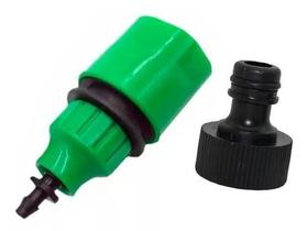 Conector Engate Rápido Microtubo 4/7mm Irrigação Gotejamento Conector Engate Rápido Microtubo 4/7mm Irrigação Gotejamento