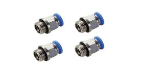 Conector Engate Rápido Tubo Pu 8mm X Rosca 1/4 Bsp - 100 Pçs