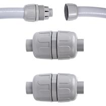 Conector estanque Aandxmok NPT 1/2" em PVC, 2 peças Conector estanque Aandxmok NPT 1/2" em PVC, 2 peças