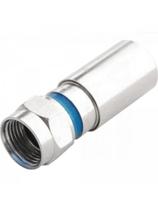 Conector F Compressão Proeletronic RG6 - Cem /100