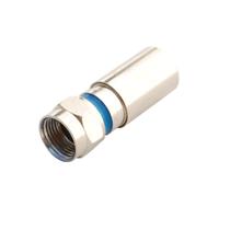 Conector F de Compressao Proeletronic para Cabo RG6 CNF60012 Conector F de Compressao Proeletronic para Cabo RG6 CNF60012