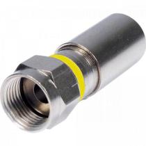 Conector F De Compressão Rg6 Cfmp0002 Storm - Pct - 100 Conector F De Compressão Rg6 Cfmp0002 Storm - Pct - 100