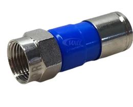 Conector F de Metal P/ Coaxial - Proeletronic