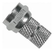 Conector F De Rosca Rg 59 Cabo Coaxial Para Antena C/ 100 Pç Conector F De Rosca Rg 59 Cabo Coaxial Para Antena C/ 100 Pç