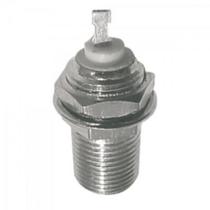 Conector F Femea para Painel com Rosca Generico Conector F Femea para Painel com Rosca Generico
