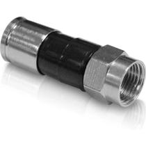 Conector F Rg6 Compressao Anatel C/10 Cabletech