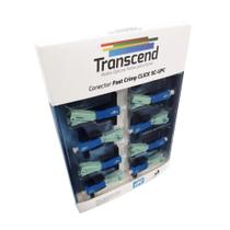 Conector Fast Crimp Click Sc- Upc Azul Transcend Com 10 Uni