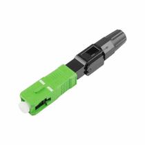 Conector Fast Rapido Fibra Optica Sc/apc Pct C/10 Verde Gigasat