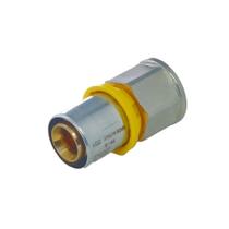 Conector Fêmea 20 mm X 1/2" NPT: Conexão Segura para Gás Conector Fêmea 20 mm X 1/2" NPT: Conexão Segura para Gás