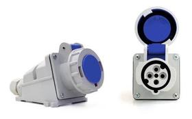 Conector Femea Azul 220v 63a 5 polos - Weg CIW-63P5H9E57