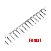 Conector Fêmea De 2.54mm 100 Peças Terminal De Cabo Jumper Dupont Para Caixa/Invólucro